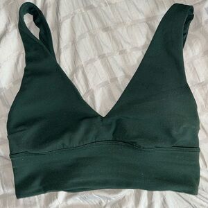 Lululemon Dark Green Sports Bra